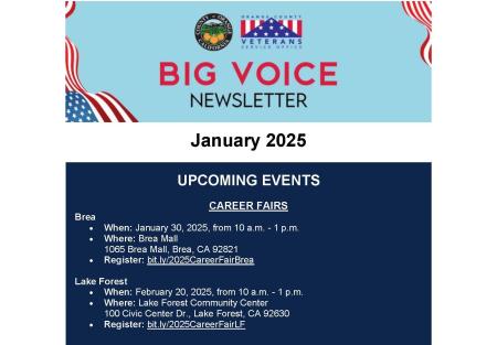 Big Voice Newsletter - Jan 2025 pg1