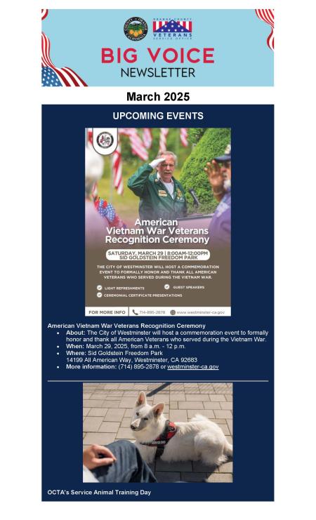 Big Voice Newsletter_March 2025_Page 1